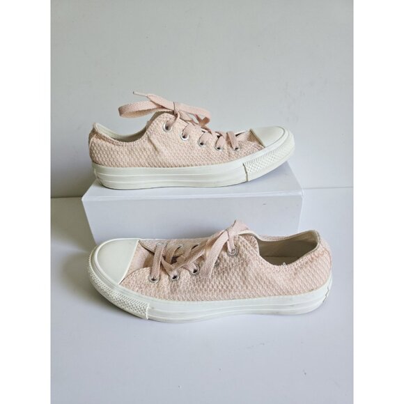 Converse Chuck Taylor All Star Blush Pink Texture Lace Up Women Sneakers Shoes 6 - Picture 1 of 11